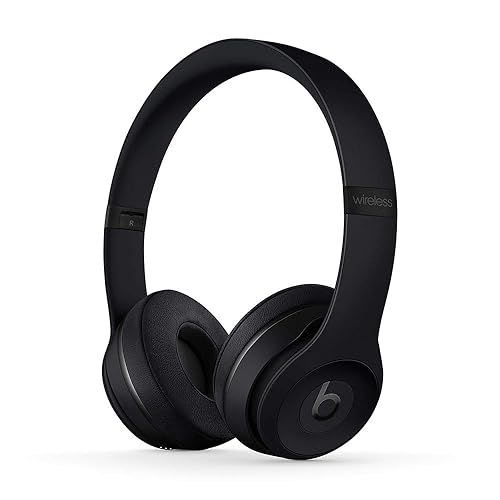 Beats Solo3 Wireless On-Ear Headphones - Apple W1 Headphone Chip, Class 1 Bluetooth, 40 Hours of Listening Time - Matte Black (Previous Model)