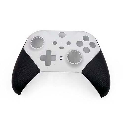 JMXLDS Replacement Front Housing Shell Cover Panel Faceplate Compatible with Xbox One Elite Series 2 Wireless Controller - White