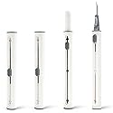 Brvlsoc 4-Piece Earbud Cleaning Kit for AirPods Pro 1/2/3 - Multi-Function Cleaning Pen with Flocking Sponge, Brush & Metal Tip for Bluetooth Headsets