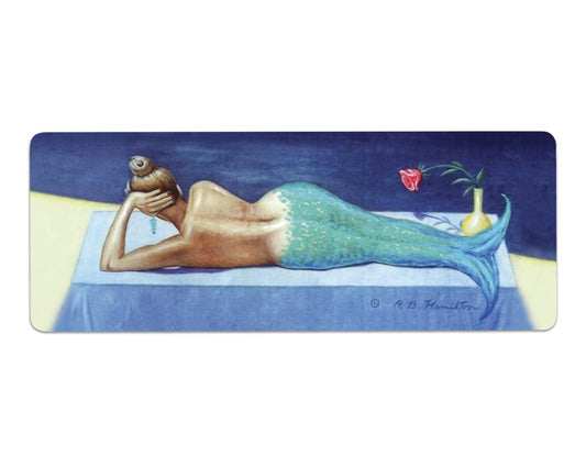 Betsy Drake GP073 31.5 x 11.8 in. Mermaid Gaming Mousepad & Bar Mat