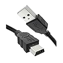 Mini USB Cable Compatible with Ti-84 Plus CE Charger 480 Mbps Mini B to USB for Texas Instruments Ti 84 Plus/C Silver Edition,Ti-Nspire CX/CAS,Ti-89