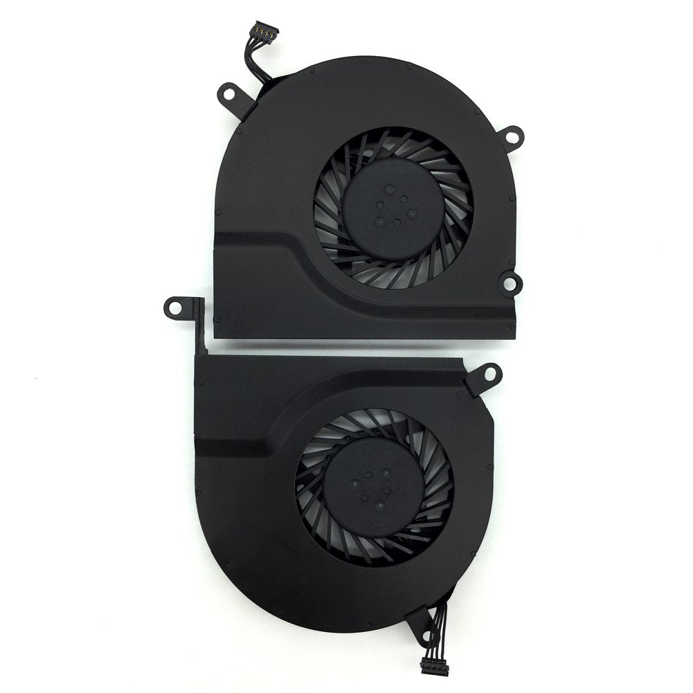 Left and Right Side CPU Cooling Fan Assembly for Apple MacBook Pro 15" A1286 (2008, 2009, 2010, 2011, 2012)