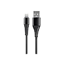 Monoprice AtlasFlex Series Durable MFi Certified Lightning to USB Type-A Charge & Sync Kevlar-Reinforced Nylon-Bra 3 Feet