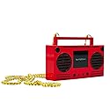 Bumpboxx MicroBoom Wearable Necklace Bluetooth Speaker Boombox | Bluetooth Portable Speaker | Includes 24” Chain & Rechargeable LI-ION Battery | Add