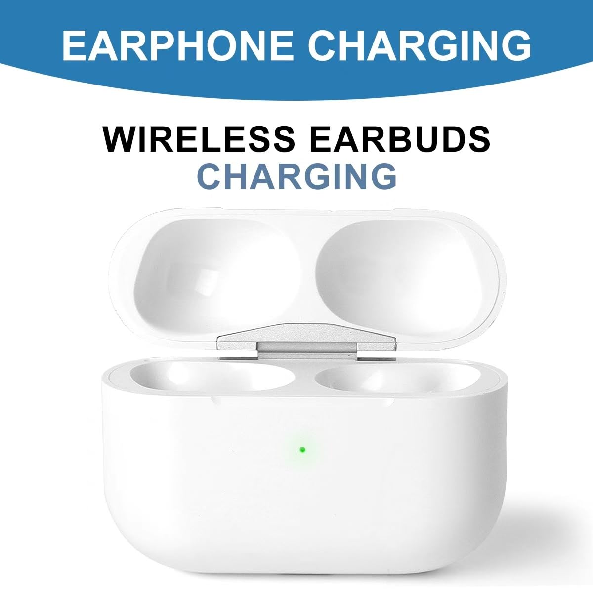 Replacement Charging Case for AirPods Pro 1st & 2nd Generation, USB-C Wireless Charging Case Compatible with Bluetooth Pairing Sync Button, No Earbuds
