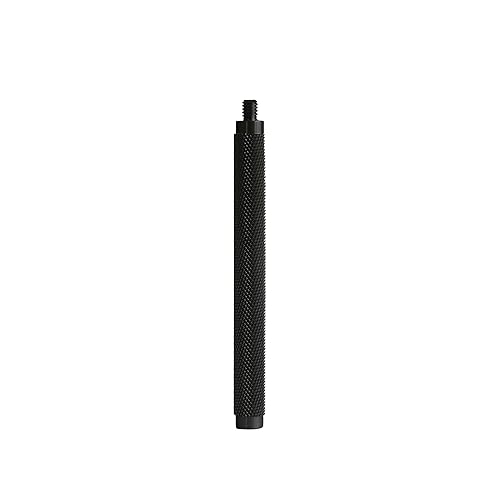 GRIFITI Nootle Metal Straight Extension Arm Leg Stand in Black 5 Inch 12.7 CM 1/4 20 Threaded Male Female Extension for Camera, Clamps, Microphone