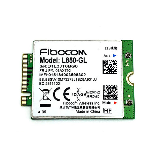 L850-GL Wireless LTE 4G Module Fit for ThinkPad X280 X380 Yoga S1 4th Gen T580 T480