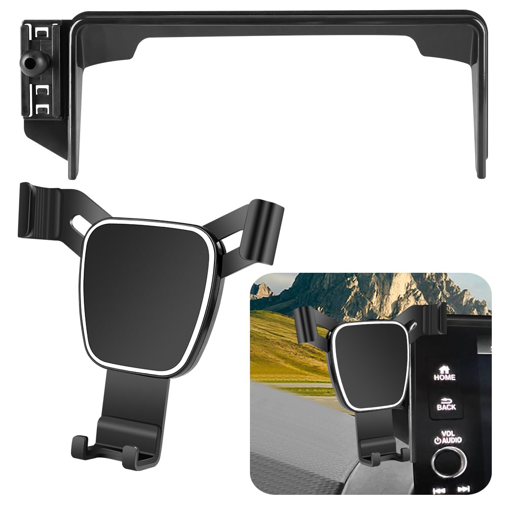 LUNQIN Car Phone Holder for Honda Pilot 2023 2024 2025 2026?HR-V 2023-2026?CR-V 2023-2026 Auto Accessories Navigation Bracket Interior Decoration