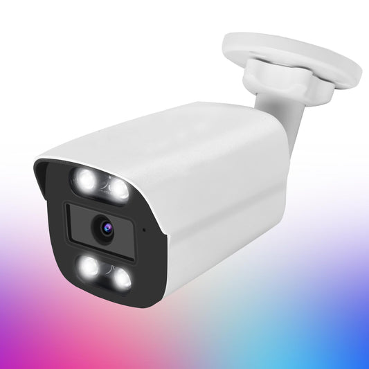 Voniviewse 5MP PoE IP Color Night Vision Camera, Smart Dual Light Bullet Security IP Camera, Built-in Mic, 98ft Night Vision, 110°Wide Angle, Human