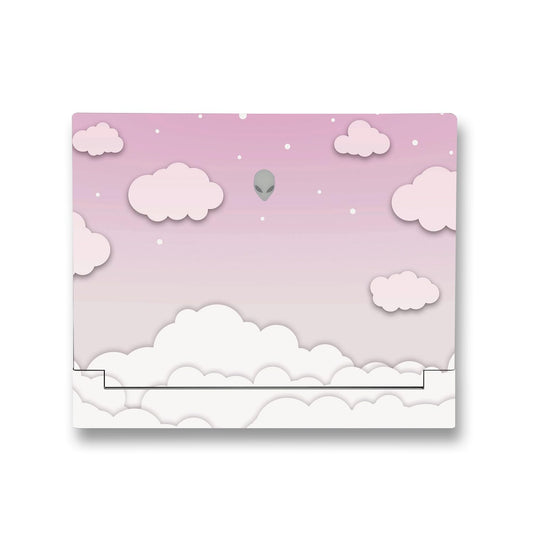 MightySkins Skin Compatible with Alienware X14 R2 (2023) Full Wrap Kit - Baby Clouds | Protective, Durable, and Unique Vinyl Decal wrap Cover | Easy…