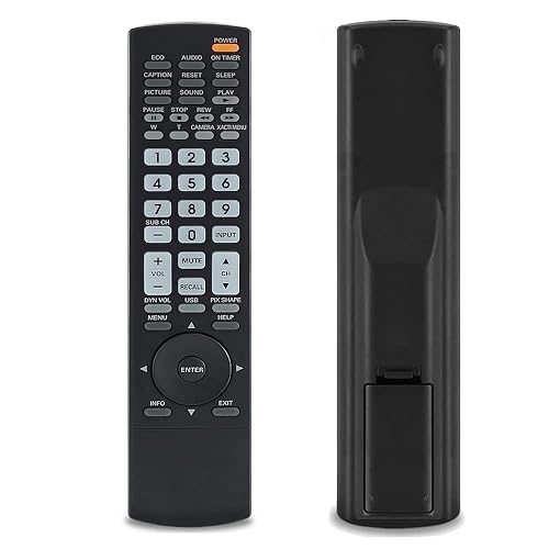 Replacement Remote Control for Sanyo GXEB GXEA TV DP46840 DP55441 DP40142 DP50710 DP52449 DP50749 DP50740 DP52440 LCD42E30FA DP32640 DP37840 DP42840