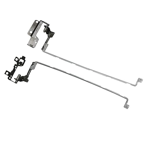 New LCD Screen Hinges Set L + R Replacement for HP 17-AK 17-AK013DX 17-BS 17-BS019DX 17-BS057CL P/N:433.0C704.0001 433.0C705.0001 433.0C705.1001