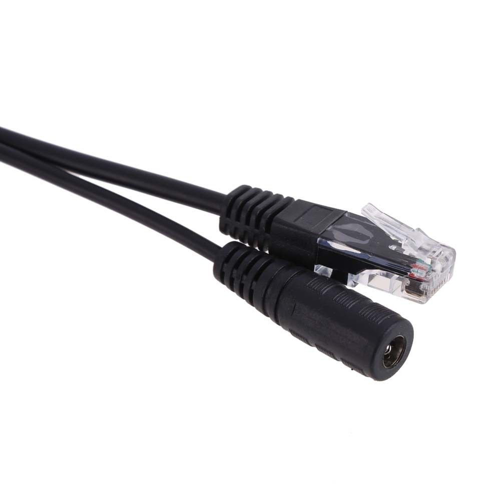 JNSupplier 5 Set Pairs Power Over Ethernet Passive POE Injector Splitter Adapter Cable Kit