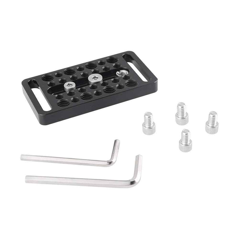 CAMVATE Multipurpose Cheese Plate with 1/4" & 3/8" Thread Screw for Camera Bracket Accessories - 2564