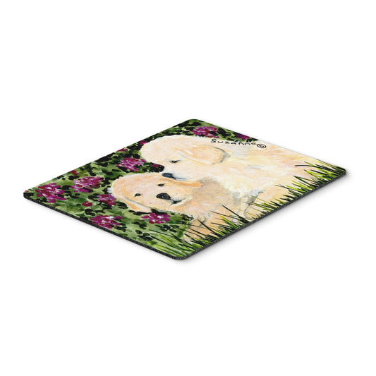 Caroline's Treasures SS8826MP Golden Retriever Mouse Pad, Hot Pad or Trivet for Home Office Gaming Working Computers Laptop Mouse Mat,Washable Large