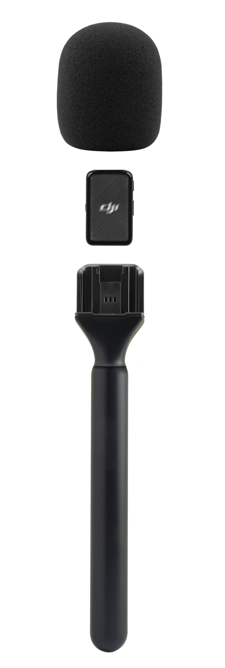 JCMOYUTY for DJI Handheld Mic Adapter, Holder for Rode Wireless GO II, ME, Pro, Micro, Handle for DJI MIC 1 2 Mini Wireless Lav Microphone, Mount