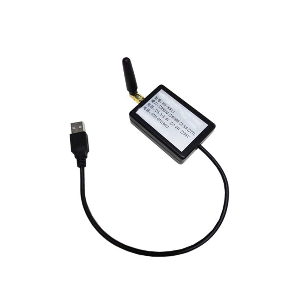 Taidacent Digital Transmission Module Wireless 485 Lora Module UART Communication RF Lora Transceiver Module Lora Transmission (RS232 3m Antenna)