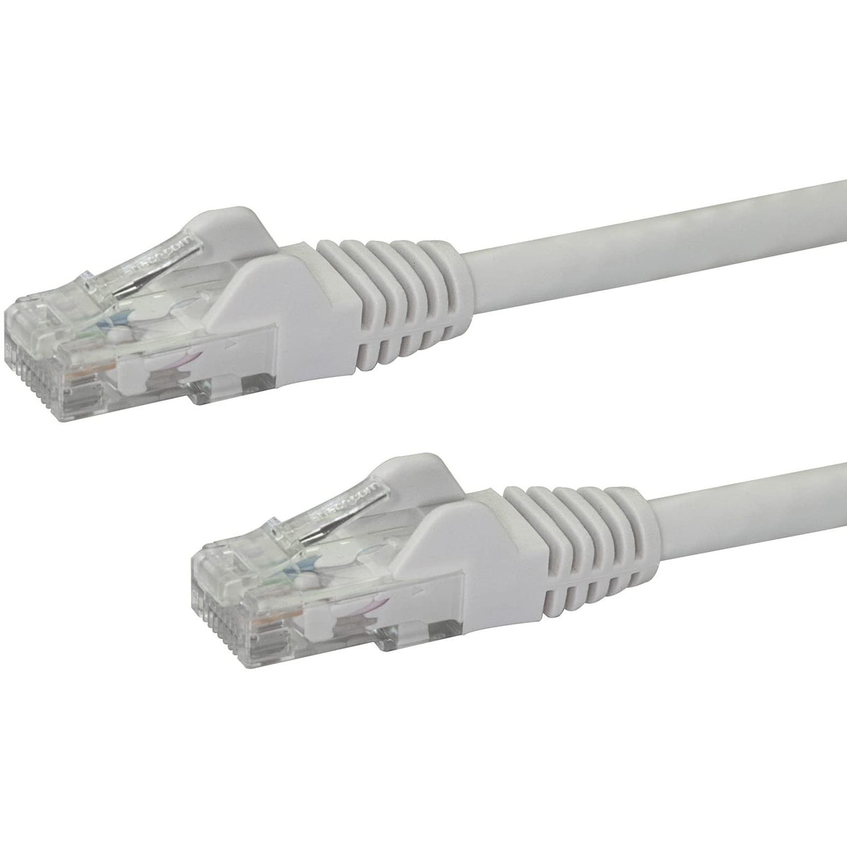 StarTech 100ft CAT6 Ethernet Cable - White CAT 6 Gigabit Ethernet Wire -250Mhz 100W PoE++ RJ45 UTP Category 6 Network Patch Cord Snagless