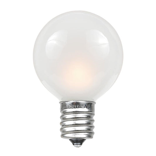 Novelty Lights Incandescent G50 Globe Replacement Bulbs, E17, 25 Pack
