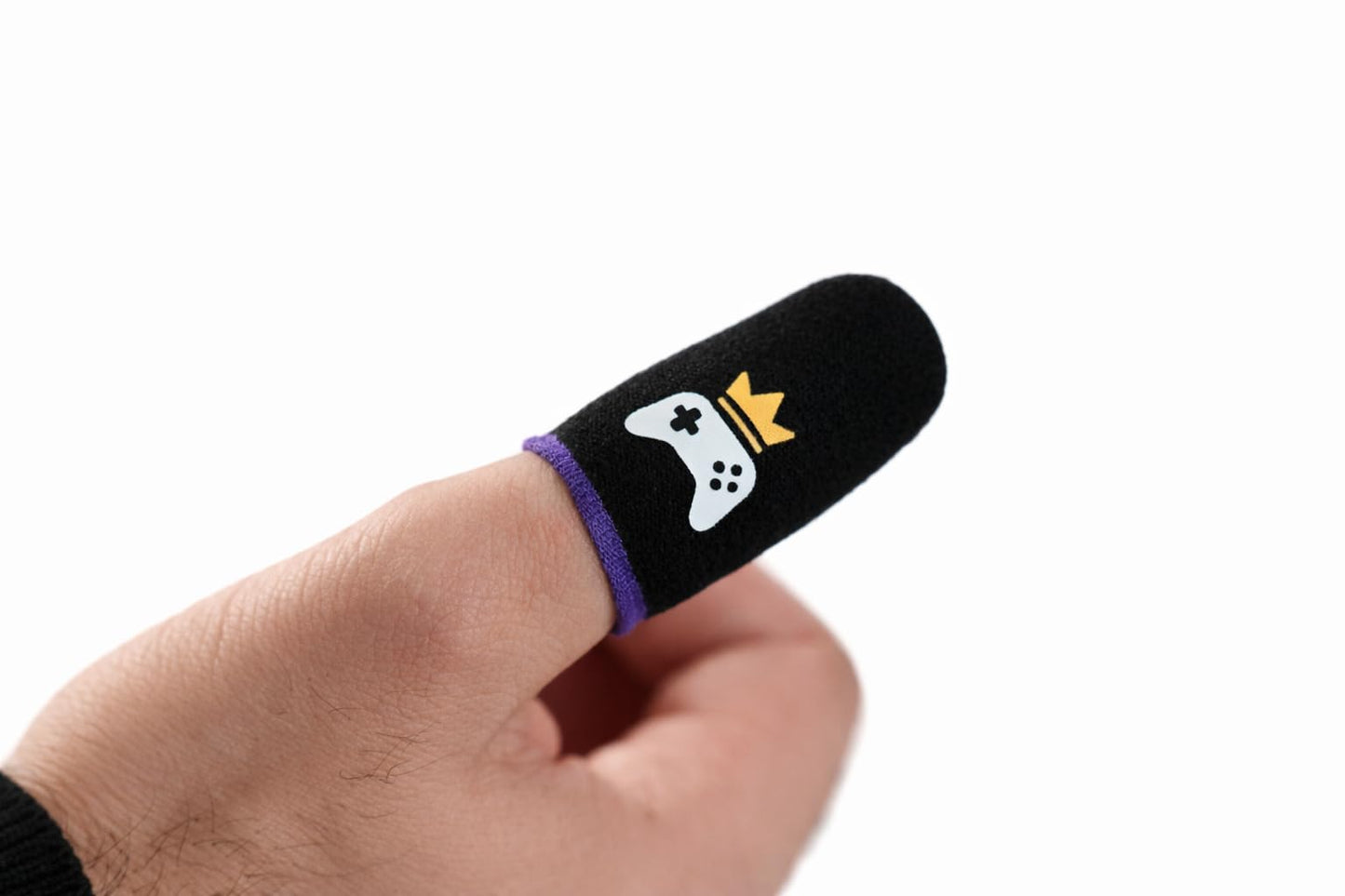 King of The Game - Improved Materials Gaming Finger Sleeves (6 Pack) for Touch Screens and Controllers. Skin-Protective, Ultra-Sensitive