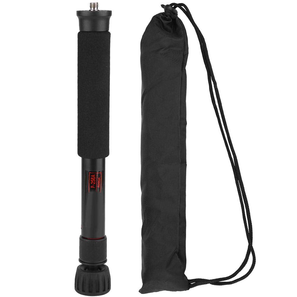 Mini Camera Monopod 48 Inch, Portable Adjustable Height Monopod Selfie Stick Mount Support Rod for DSLR Camera Mirrorless Camera, Flash, Mobile