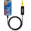 Lightnning to Ethernet RJ45 Adapter for iPhone/iPad [Apple MFi Certified], Plug and Play iPhone High Speed Ethernet Adapter Support 10/100 Mbps