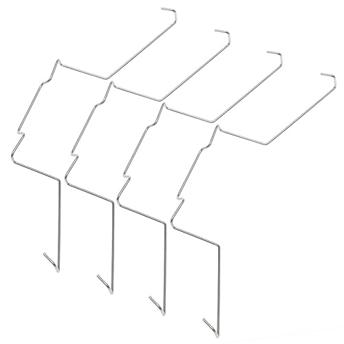 Dookoe Computer Motherboard CPU Heat Sink Fan Fixing Clip Computer Cooling Accessories (12cm Upper Hook) -4PCS