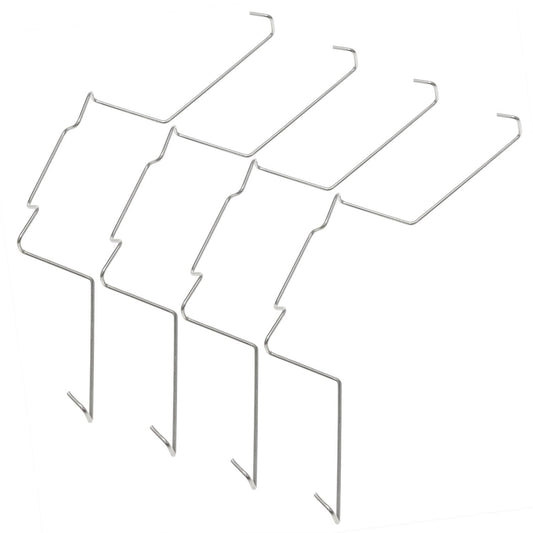 Dookoe Computer Motherboard CPU Heat Sink Fan Fixing Clip Computer Cooling Accessories (12cm Upper Hook) -4PCS