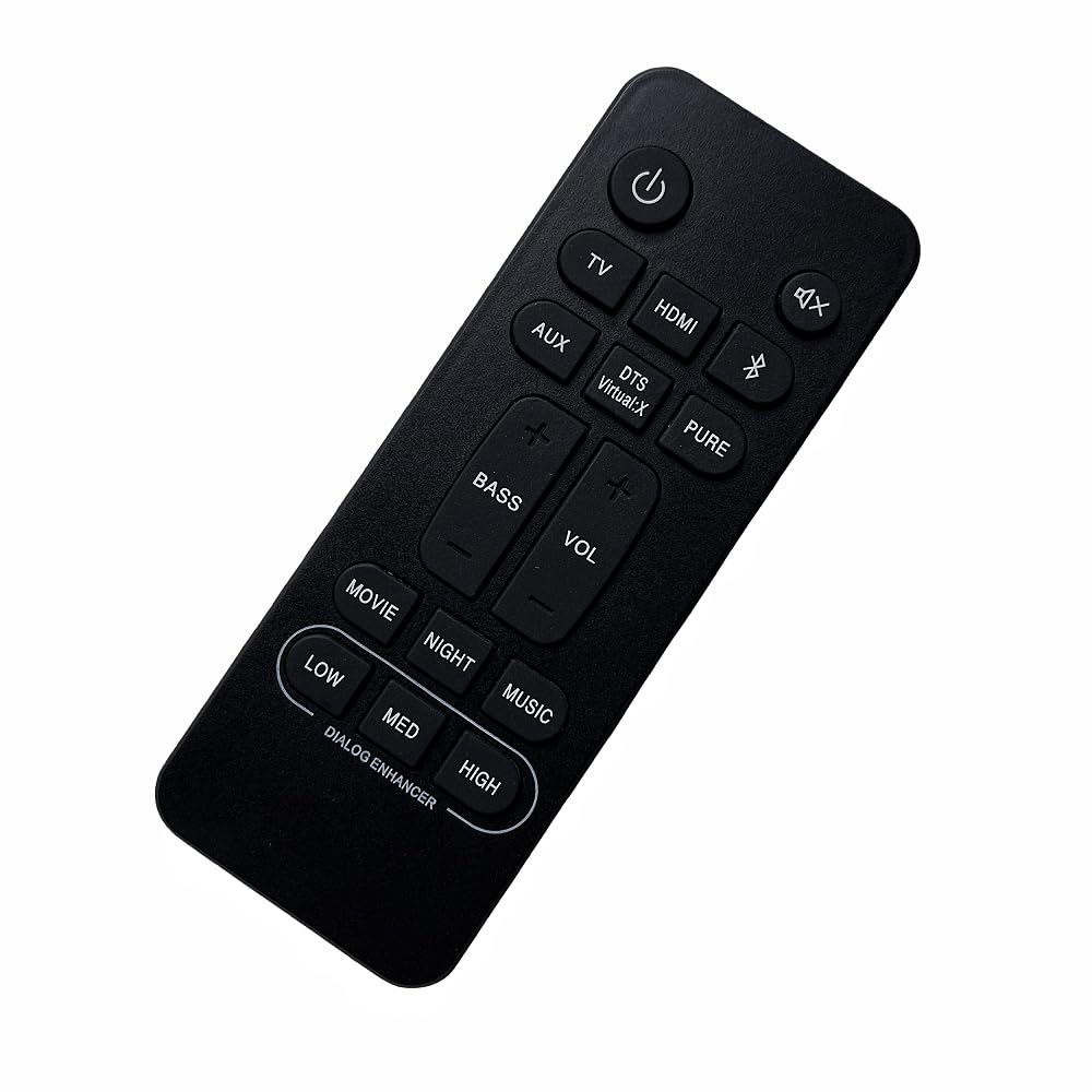 New Replace Remote Control for Denon DHT-S216H DHT-S316 RC-1242 RC-1251 DHT-S416 RC-1245 DHT-S517 Home Theater Soundbar Speaker