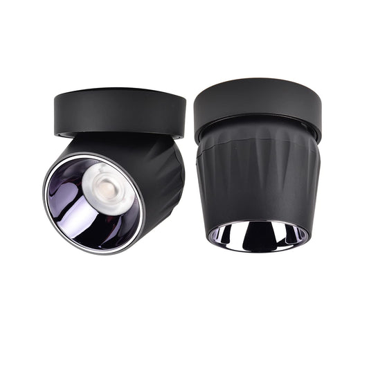 Vrnzau LED Ceiling Spotlight 12W - Directional Spot Light 360° Rotate / 3000K / Warm White/Wall Lamp Ceiling Spotlight for Hallway Gallery Display