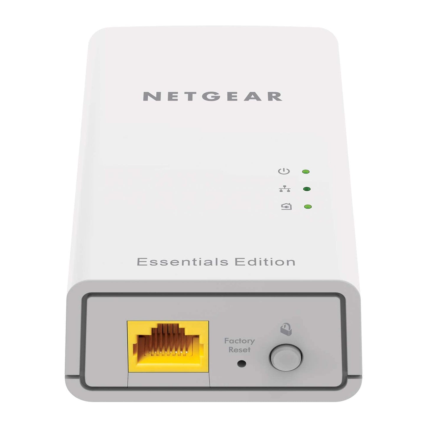 NETGEAR Powerline 1000 Mbps Adapter, 1 Gigabit Ethernet Port, Wired Network Extension Over Electrical Wiring, Compact Design (PL1010-100PAS) (Renewed)