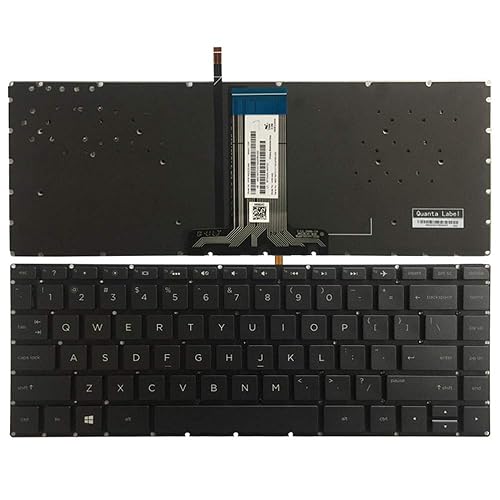 Laptop Replacement Keyboard Fit HP Pavilion 14-AB154CA 14-AB057CA 14-AB168CA 14-AB166US 14-AB167US US Layout with Backlight