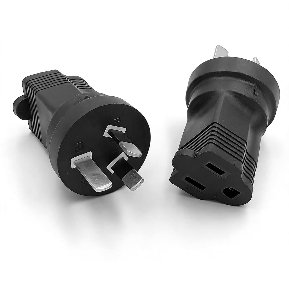 Tekit AU US Plug Adapter,USA NEMA 5-15R to Australia AU/New Zealand AS3112 Three Prong Molded Travel Adapter,Australian Plug Adapter from USA…