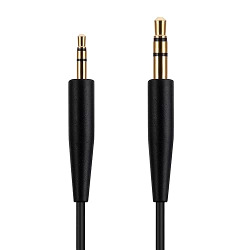 UNCLE LIGHT QC25 QC35 QC35 II QC45 OE2 OE2i Replacement Audio Cable, Compatible with Bose Headphones, 3.5mm to 2.5mm Male Stereo Jack Cord, 5 Ft (1.5…