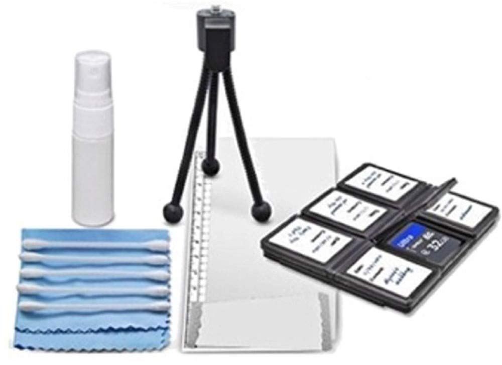 Professional Camera Accessory Kit for Canon, Nikon, Sony, Panasonic, Fuji and Olympus Digital Cameras. Bundle Includes Must-Have Accessories