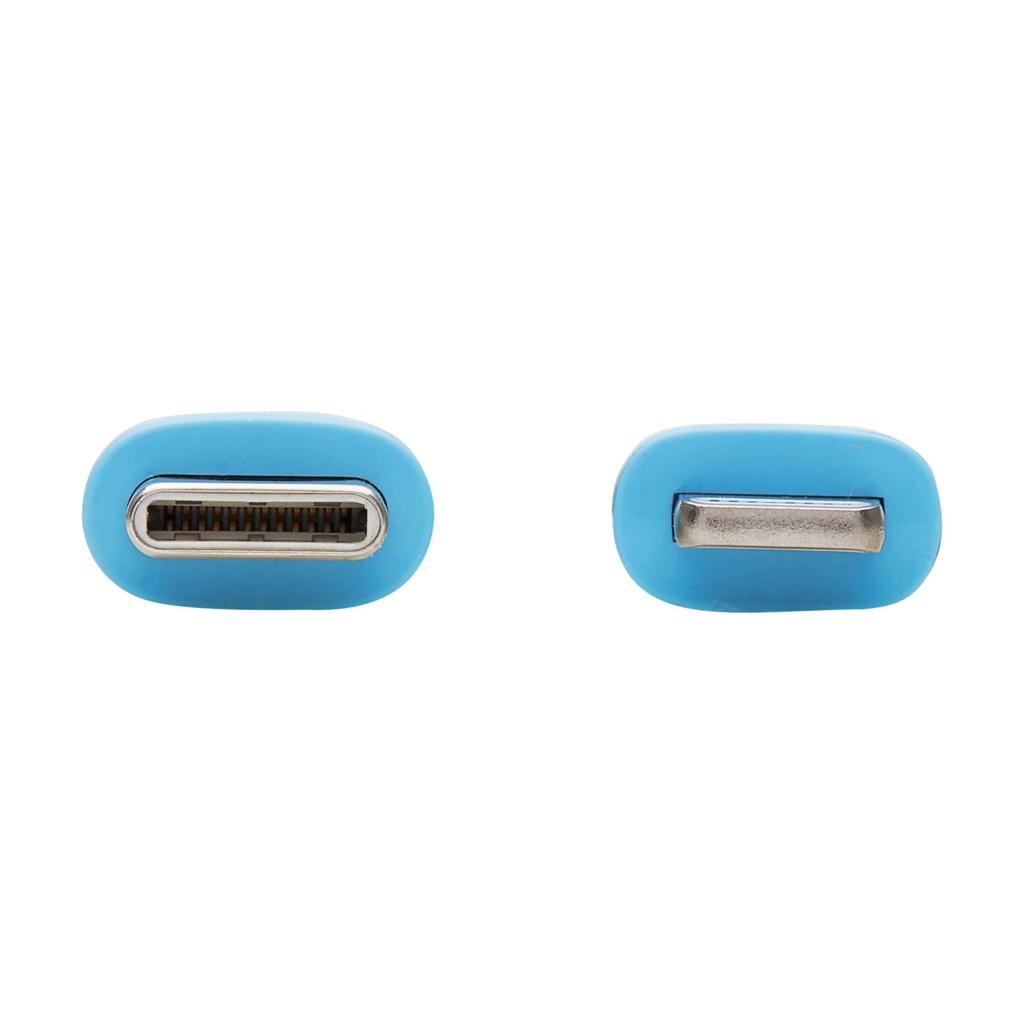 Tripp Lite Safe-IT USB-C to Lightning Charge Cable for iPhone & iPad, Male-to-Male Cable, MFi Certified, Light Blue, 6 Feet / 1.8 Meters, 2-Year…