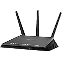 NETGEAR Nighthawk R7350 AC2400 Router: Fast Beamforming Wi-Fi for Gaming, 4K UHD Streaming. 2400Mbps, 2500 Sq Ft, QoS, Dual Core, 2.4 + 5GHz, 5 x