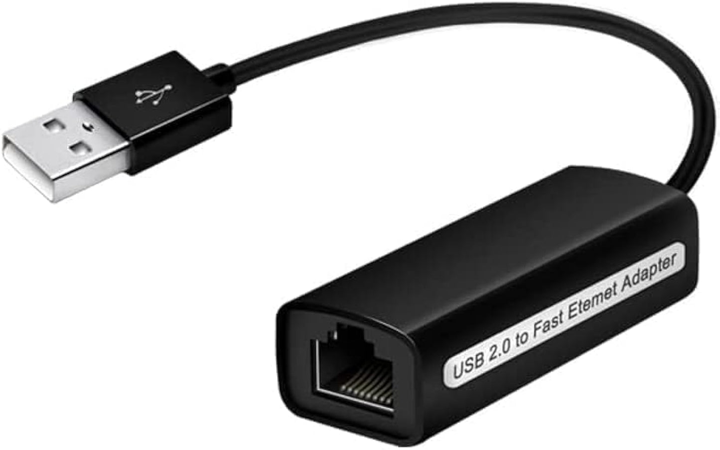 USB LAN Adapter USB 2.0 Network Adapter Patch Cord DSL RJ45 Network Adapter 10/100 Mbps for Laptop, Windows 10/7/9/8/ME/2000/XP/Vista32/64,MAC