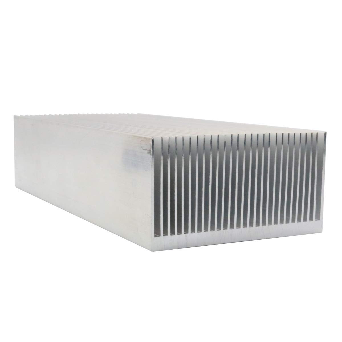 Nxtop 150x69x36mm Aluminum Heat Radiator Heatsink Cooling Fan Silver Tone 2Pcs