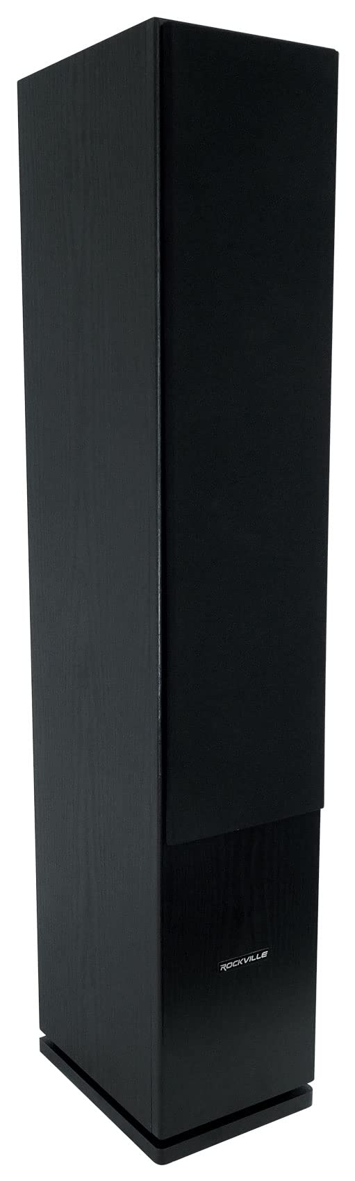Rockville RockTower 68B Passive Tower Speaker, 8 Ohm, Black, High-Fidelity Sound, Detachable Grille, 3-Way, 6.5", 500W, MDF, Perfect for Home Audio