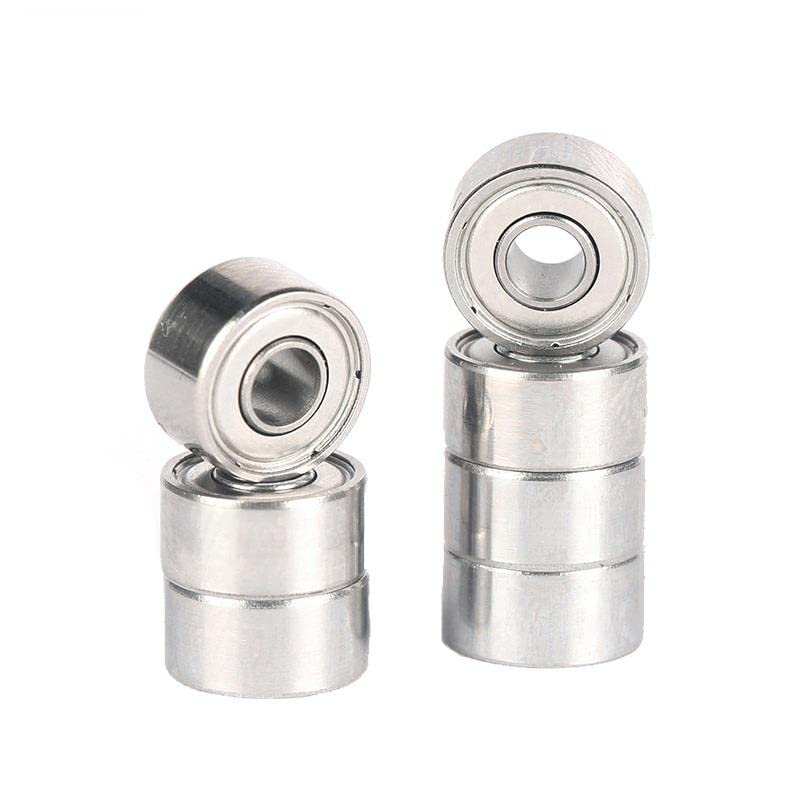10Pcs 693ZZ Ball Bearing 3x8x4mm ABEC-7 Engine Bearing 693 ZZ Fan Bearing 619/3ZZ R-830ZZ EMQ Motor Fan Bearing 693Z 693 (684ZZ, 10)