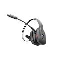 SINWE Trucker Bluetooth Headset, Wireless Headset with Dual Mic Noise Cancelling, All-Day Talk Time Mute Button Bluetooth Headsets Multipoint