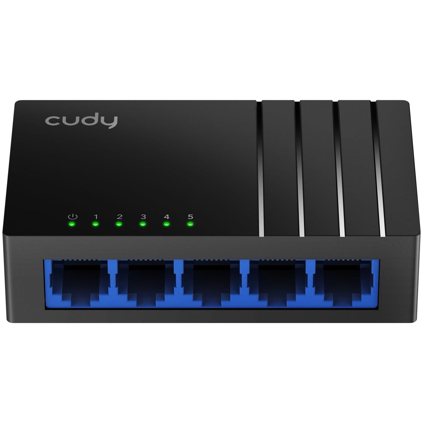 Cudy GS105D 5 Port Gigabit Ethernet Switch Desktop Ethernet Splitter Plastic Case Unshielded Switch Plug & Play Fanless Unmanaged