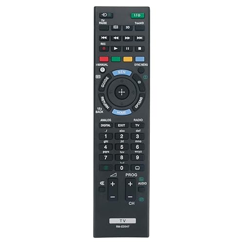 RM-ED047 Replacement Remote Control Applicable for Sony TV KDL-22BX320 KDL-22BX321 KDL-32BX320 KDL-32BX321 KDL-32BX420 KDL-32BX421 KDL-40BX420
