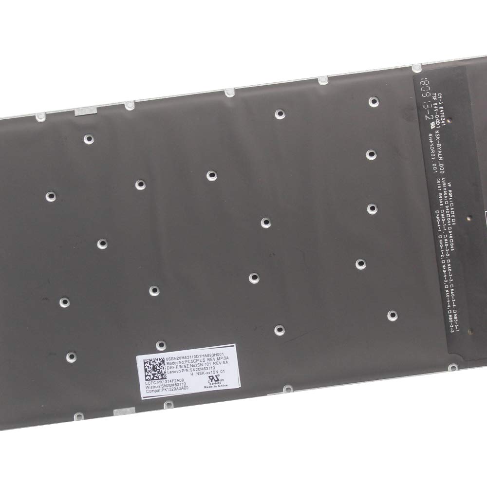 Laptop Replacement Keyboard Fit Lenovo IdeaPad 320-17 320-17IKB 320-17ISK 320-17AST 320H-17AST 320L-17AST 320R-17AST US Layout (Backlight)