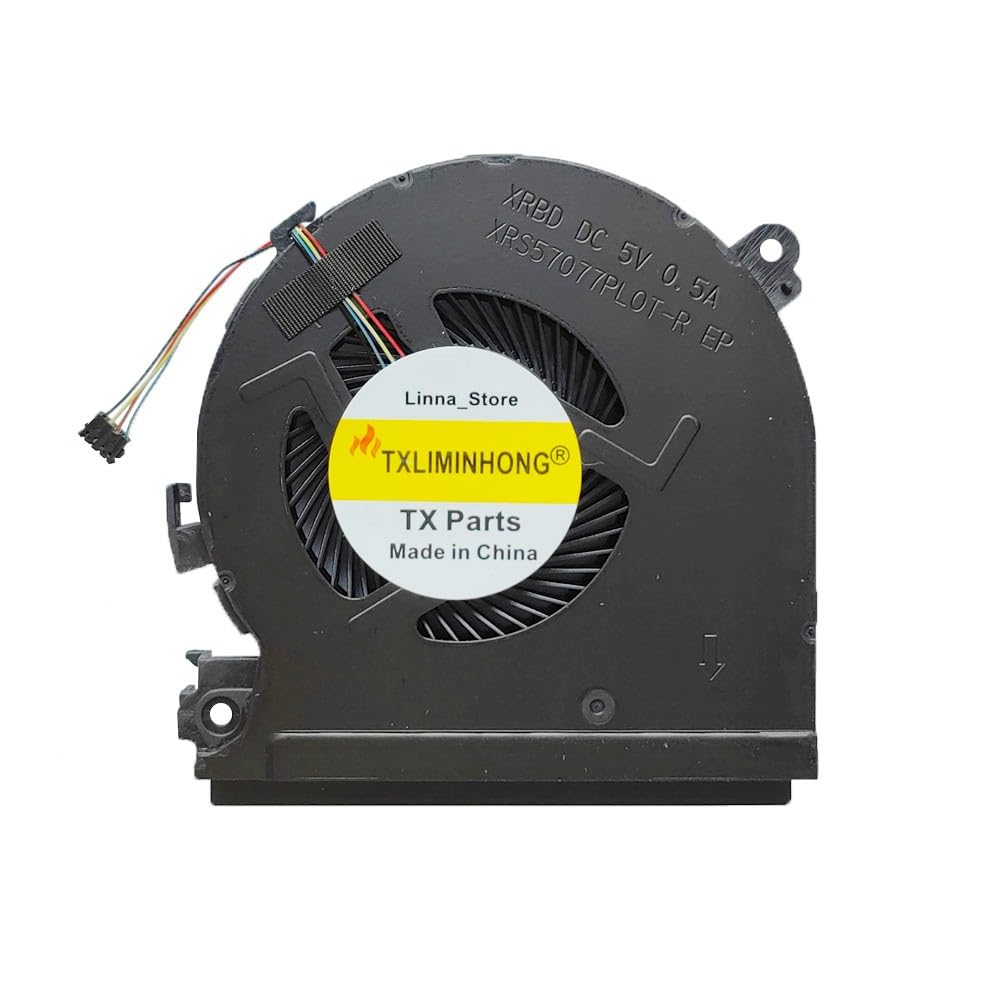 TXLIMINHONG New Compatible CPU and GPU Cooling Fan for Hp Spectre X360 15-CH 15-CH011DX 15-CH008CA Series L17605-001 NS75C00-17J21 L17606-001