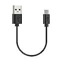 GEEKRIA USB Sport Earphones Short Charger Cable Compatible with Jabra Sport Pulse, Elite 65e, Halo Fusion, Halo Smart Charger, USB to Micro-USB…
