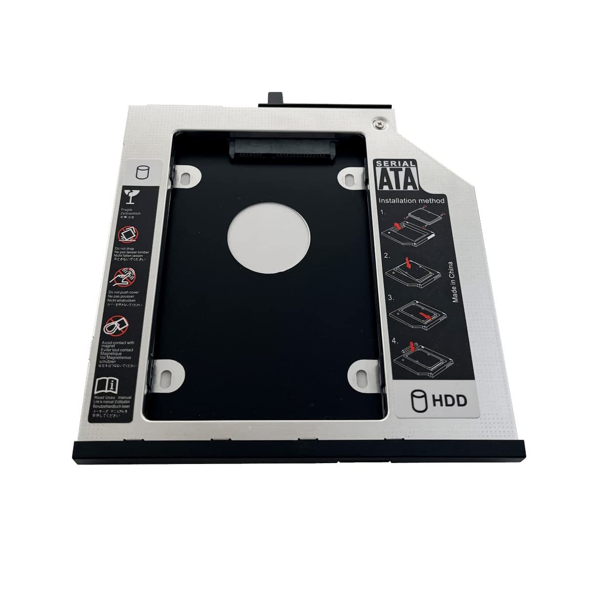 2nd HDD SSD Hard Drive Optical Bay Caddy Frame Tray for Lenovo Thinkpad T400 T410si T410i T420si T430si and x200 x201 x220 UltraBase
