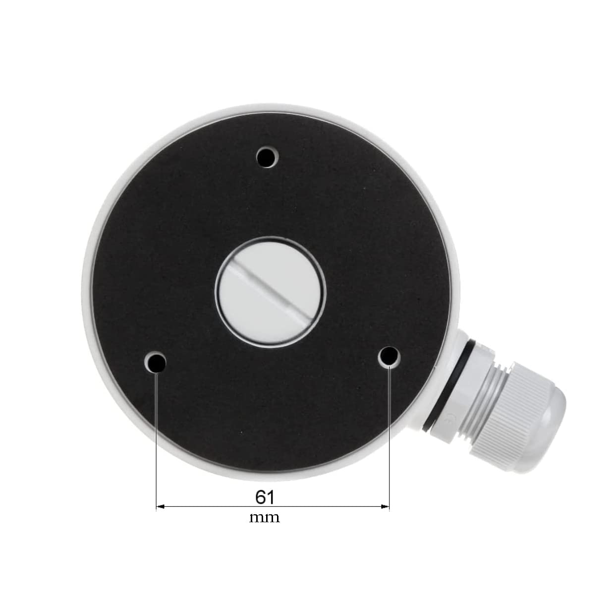 DS-1280ZJ-XS CBXS Junction Box Deep Back Base Compatible with Hik IP Bullet Camera, White, Pack of 1