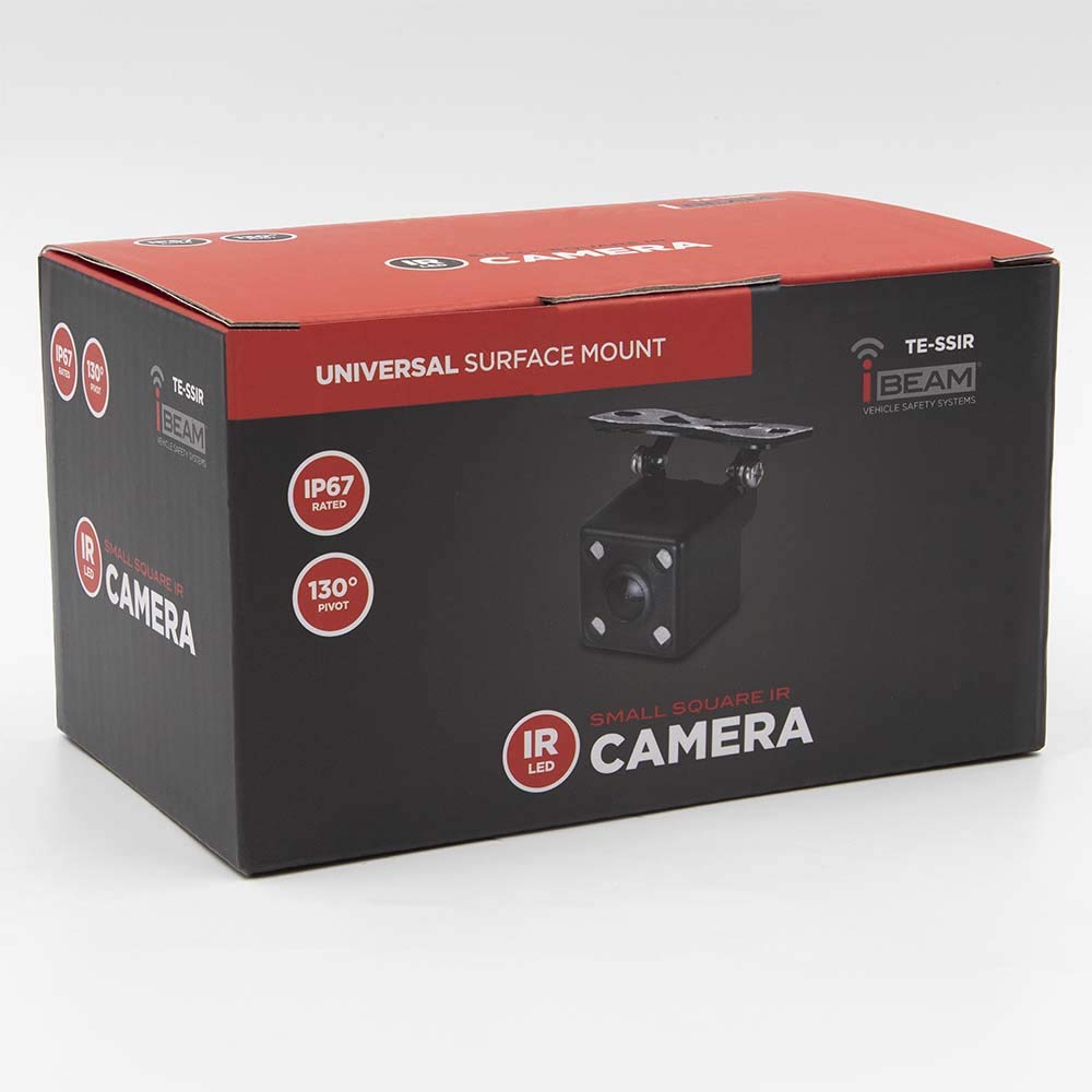 iBeam TE-SSIR Universal Small Square Backup Camera with Nightvision